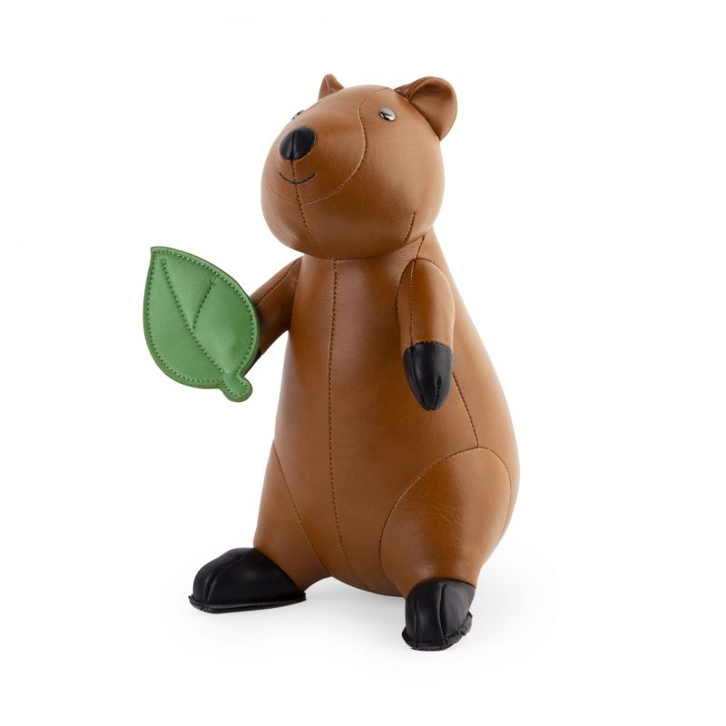 Buchstütze Quokka Tan/Schwarz Züny